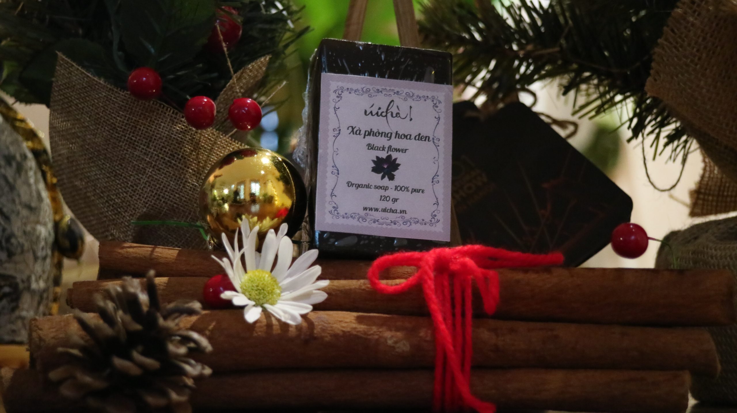 xà phòng hoa đen